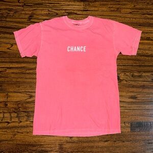 Chance The Rapper “Coloring Book” World Tour T-Shirt 2016 Chance 3 Pink Size M
